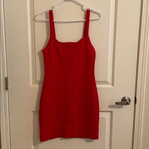 Express red dress